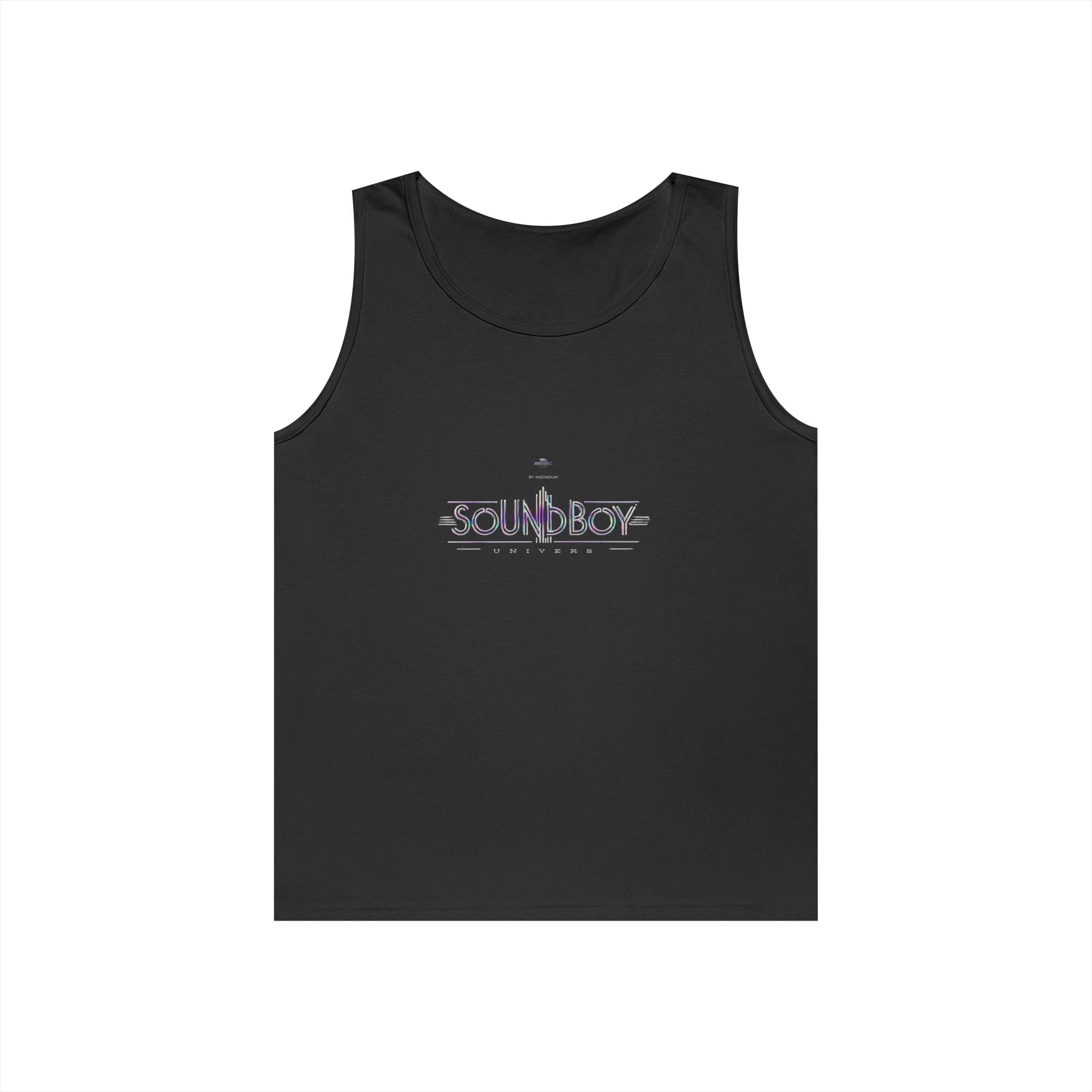 Soundboy Unisex Heavy Cotton Tank Top, Summer Music Festival Shirt, Party Apparel, Casual Wear, Gift for Music Lovers