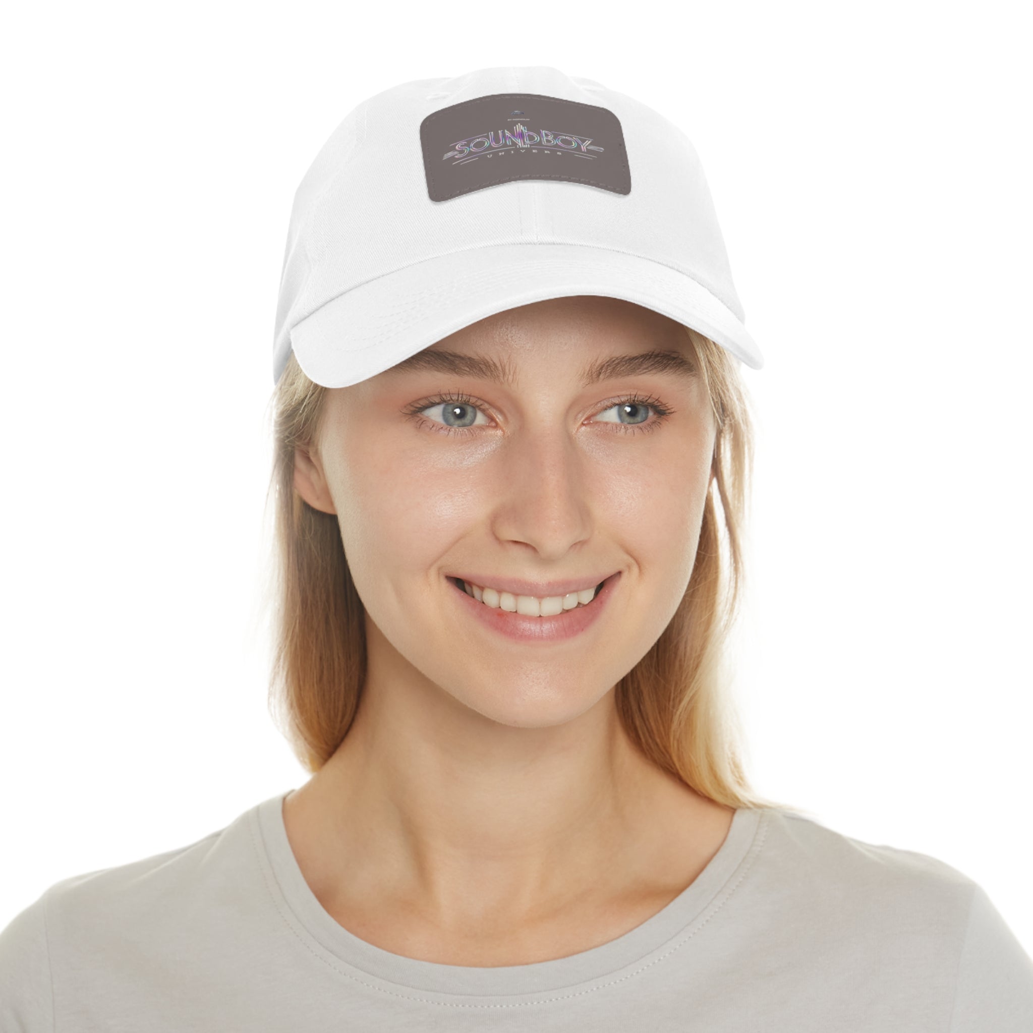 Soundboy Dad Hat, Vintage Leather Patch Cap, Casual Everyday Hat, Gift for Music Lovers, Summer Outdoor Accessory