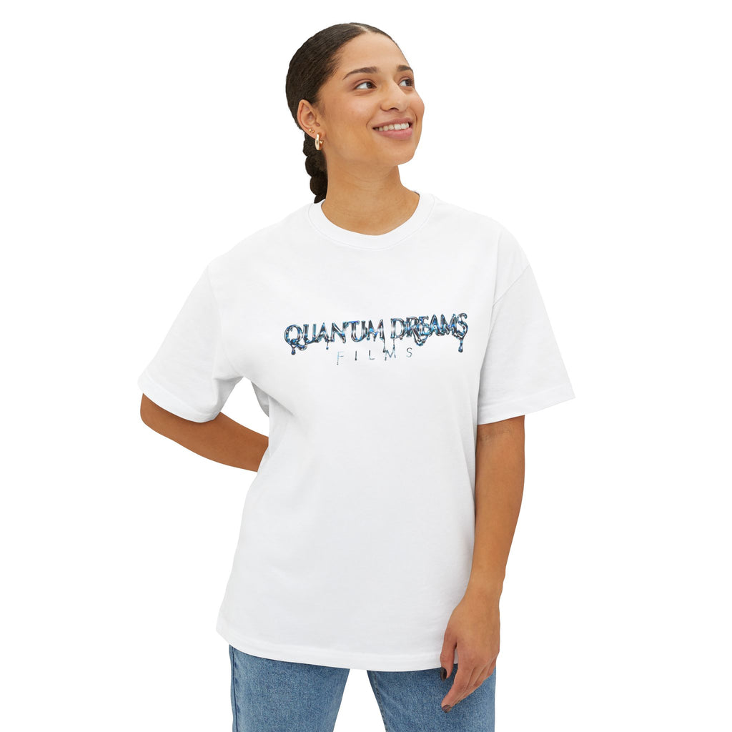 Quantum Dreams Unisex Oversized Tee, Relaxed Fit Graphic Tee, Casual Streetwear Top, Gift for Dreamers, Perfect for Every Occasion