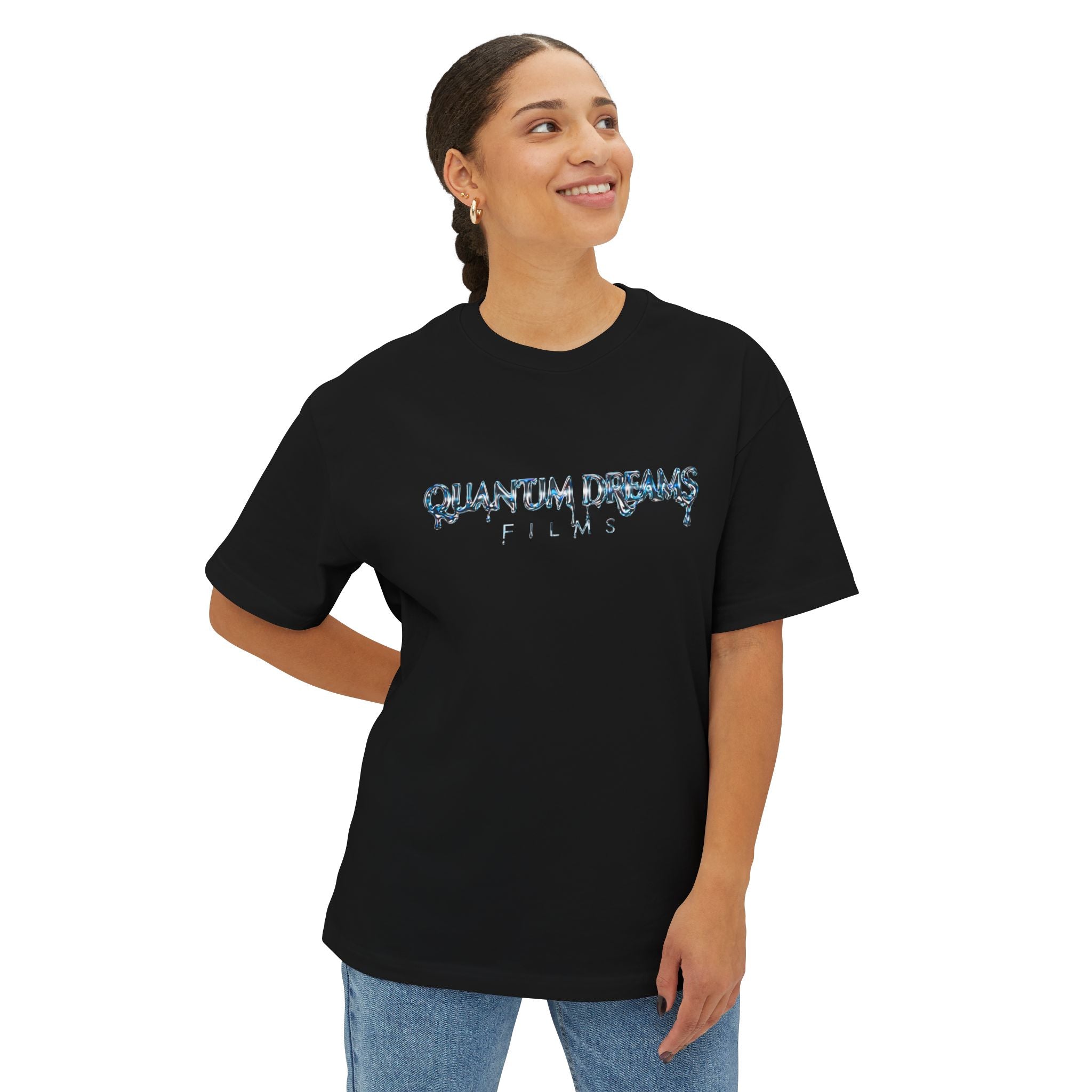 Quantum Dreams Unisex Oversized Tee, Relaxed Fit Graphic Tee, Casual Streetwear Top, Gift for Dreamers, Perfect for Every Occasion