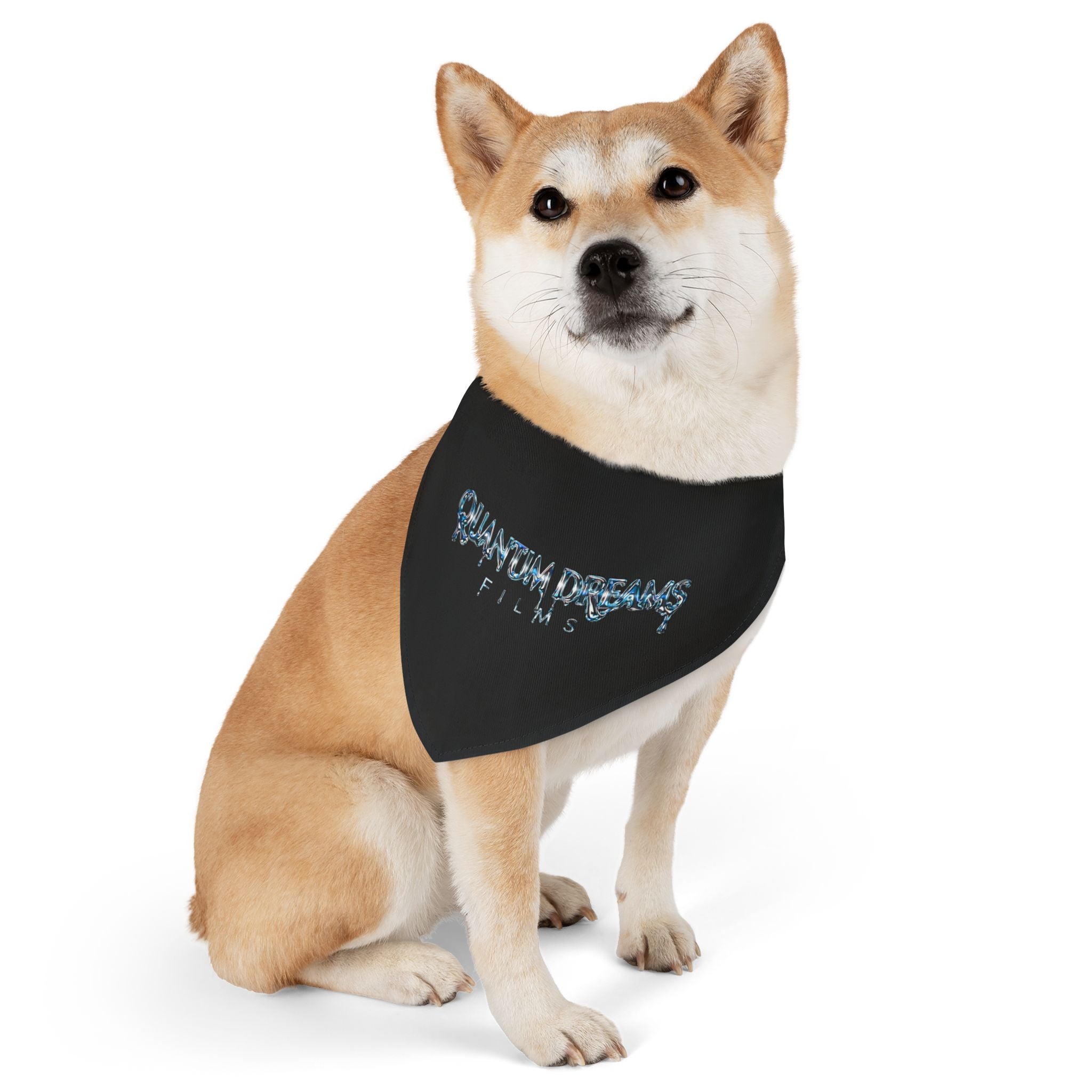 Quantum Dreams Pet Bandana Collar, Stylish Dog Accessory for Pets, Festival Gift, Pet Costume, Unique Pet Wear