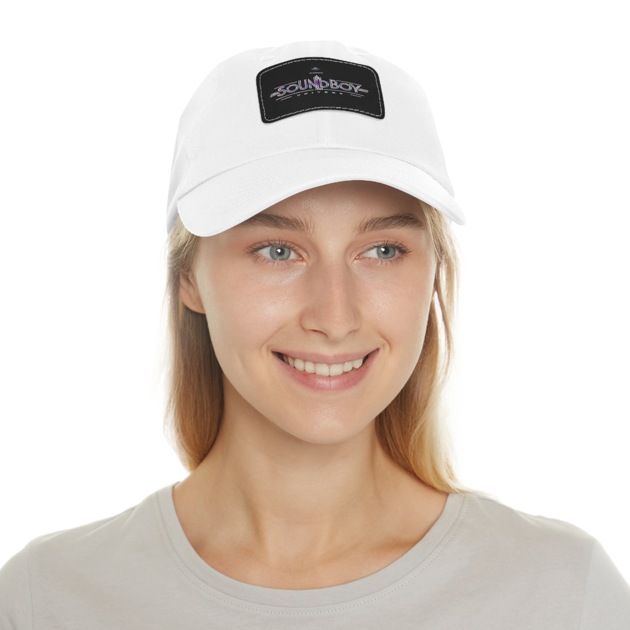 Soundboy Dad Hat, Vintage Leather Patch Cap, Casual Everyday Hat, Gift for Music Lovers, Summer Outdoor Accessory