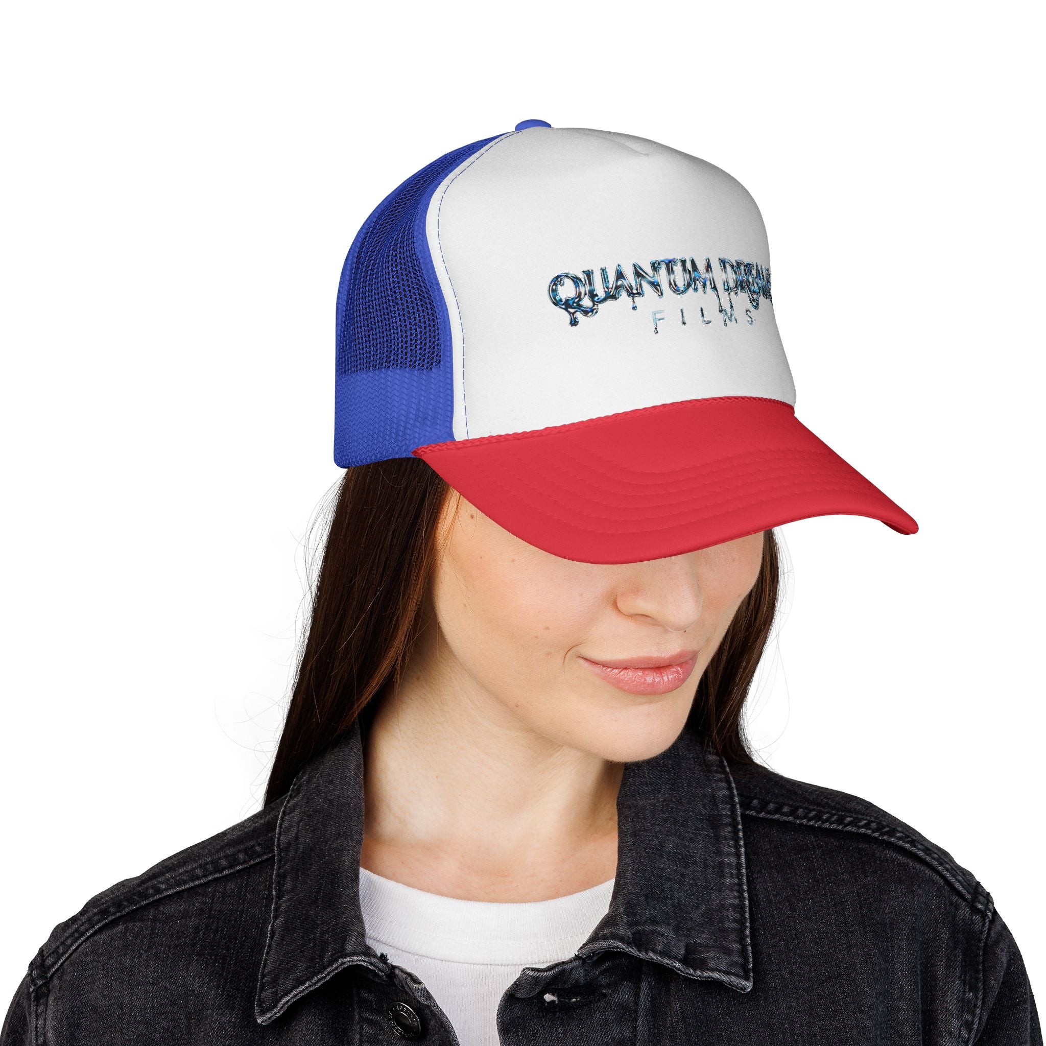 Quantum Dreams Trucker Cap, Summer Hat, Casual Accessory, Festival Wear, Gift for Film Lovers, Outdoors Headwear