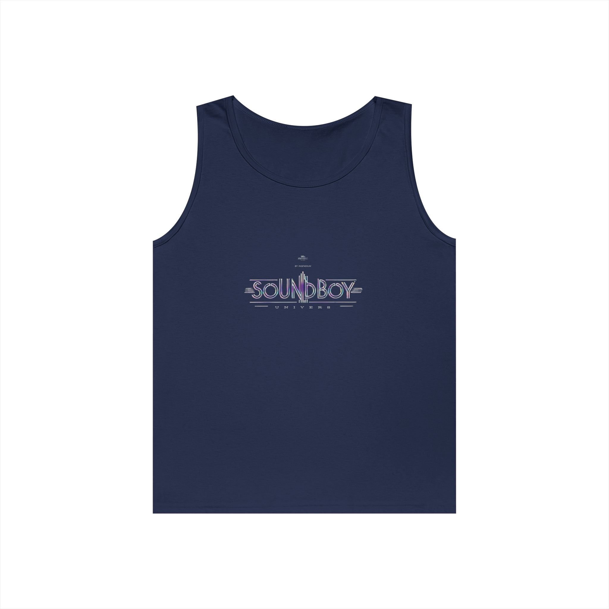 Soundboy Unisex Heavy Cotton Tank Top, Summer Music Festival Shirt, Party Apparel, Casual Wear, Gift for Music Lovers