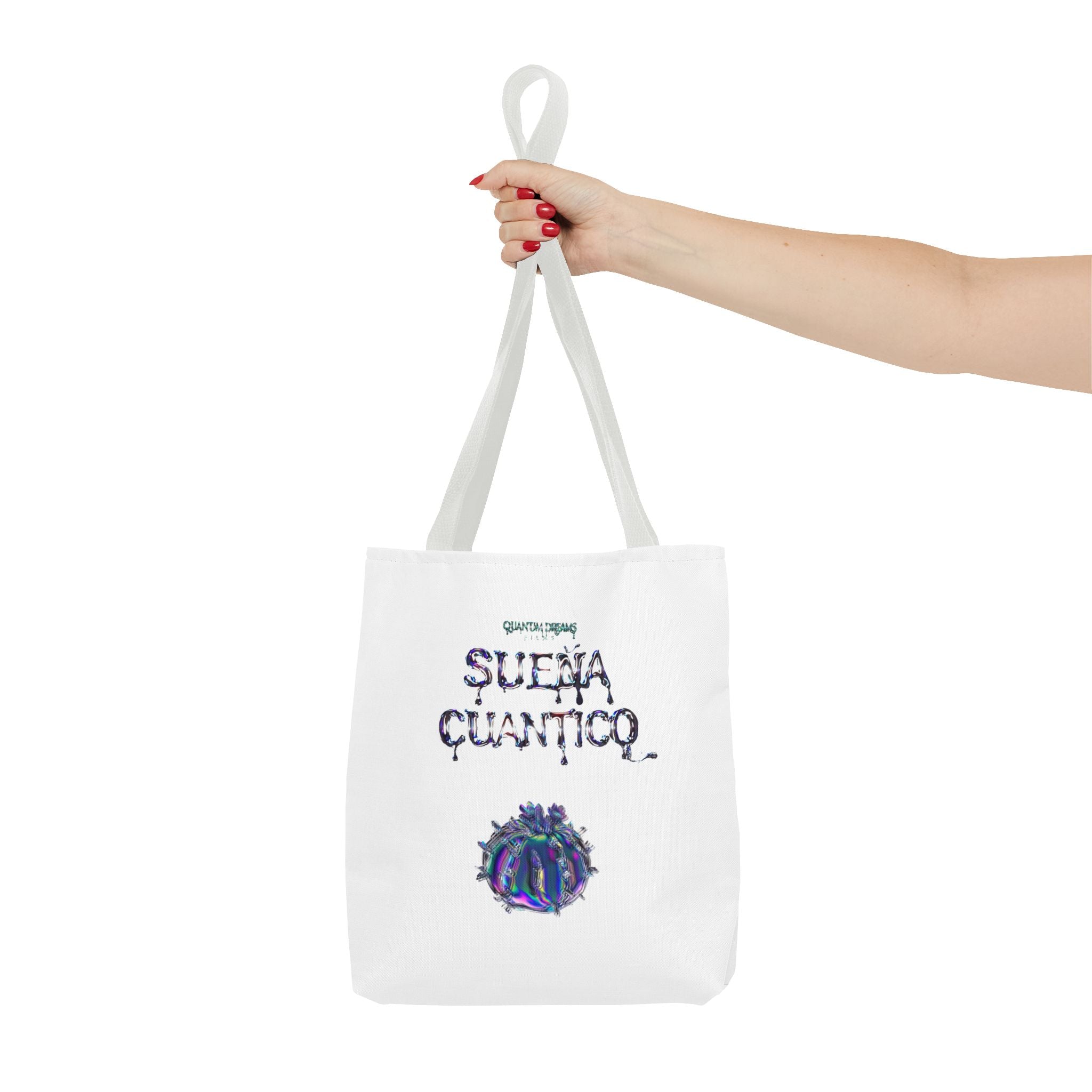 Quantum Dreams Tote Bag | Stylish AOP Shopper for Film Enthusiasts, Unique Gift for Birthdays, Holidays, Eco-Friendly Fashion, Art Lovers