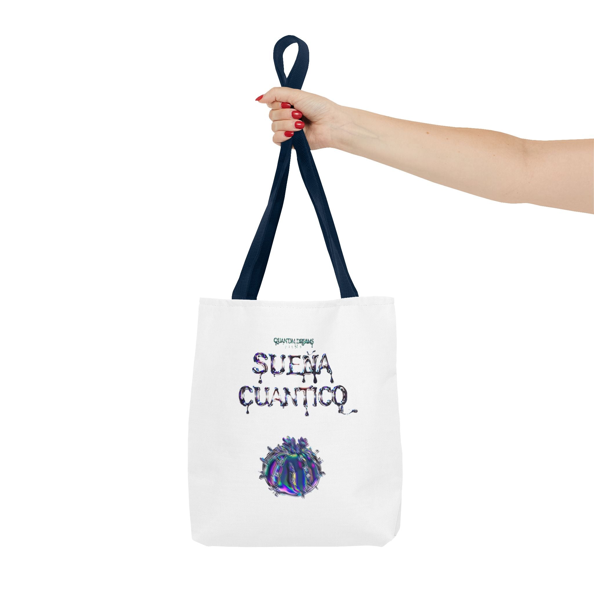 Quantum Dreams Tote Bag | Stylish AOP Shopper for Film Enthusiasts, Unique Gift for Birthdays, Holidays, Eco-Friendly Fashion, Art Lovers
