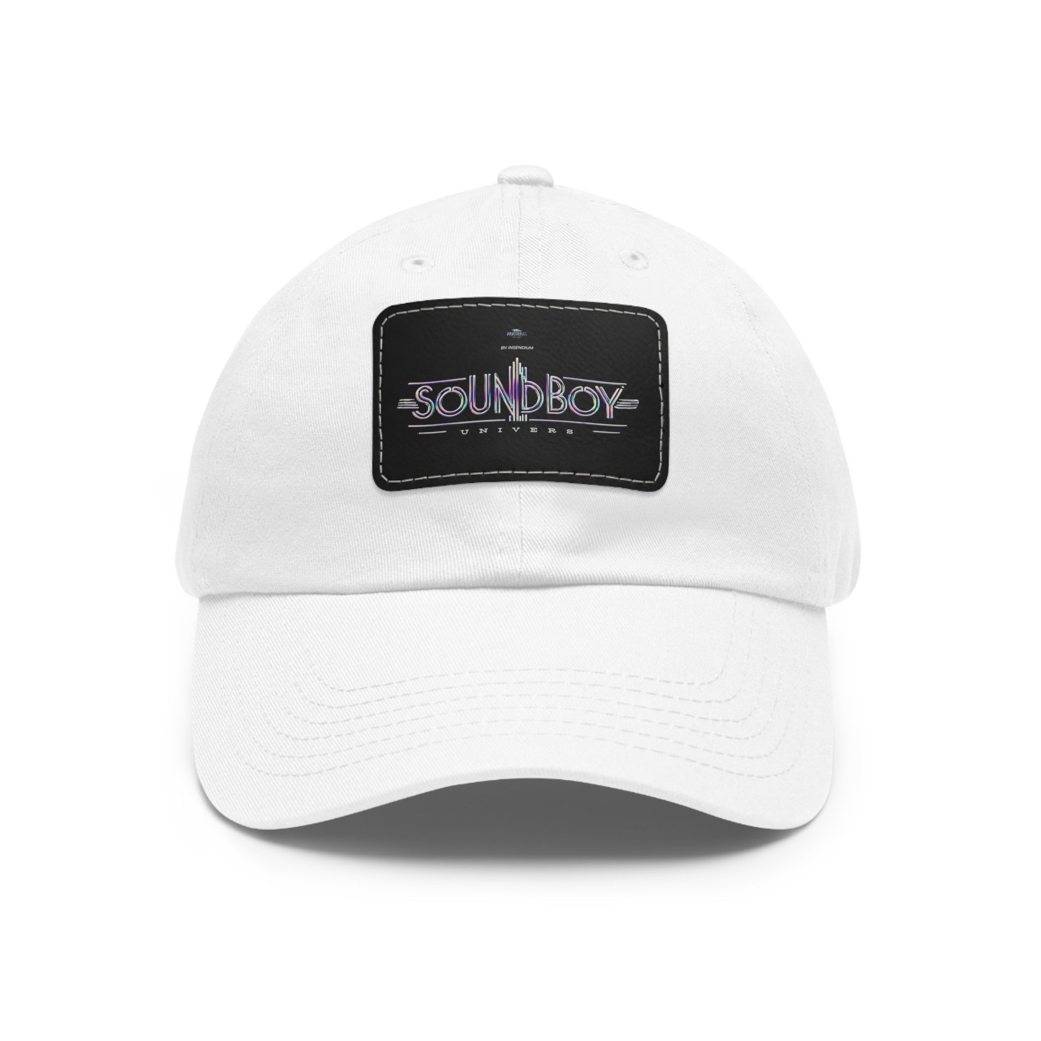 Soundboy Dad Hat, Vintage Leather Patch Cap, Casual Everyday Hat, Gift for Music Lovers, Summer Outdoor Accessory