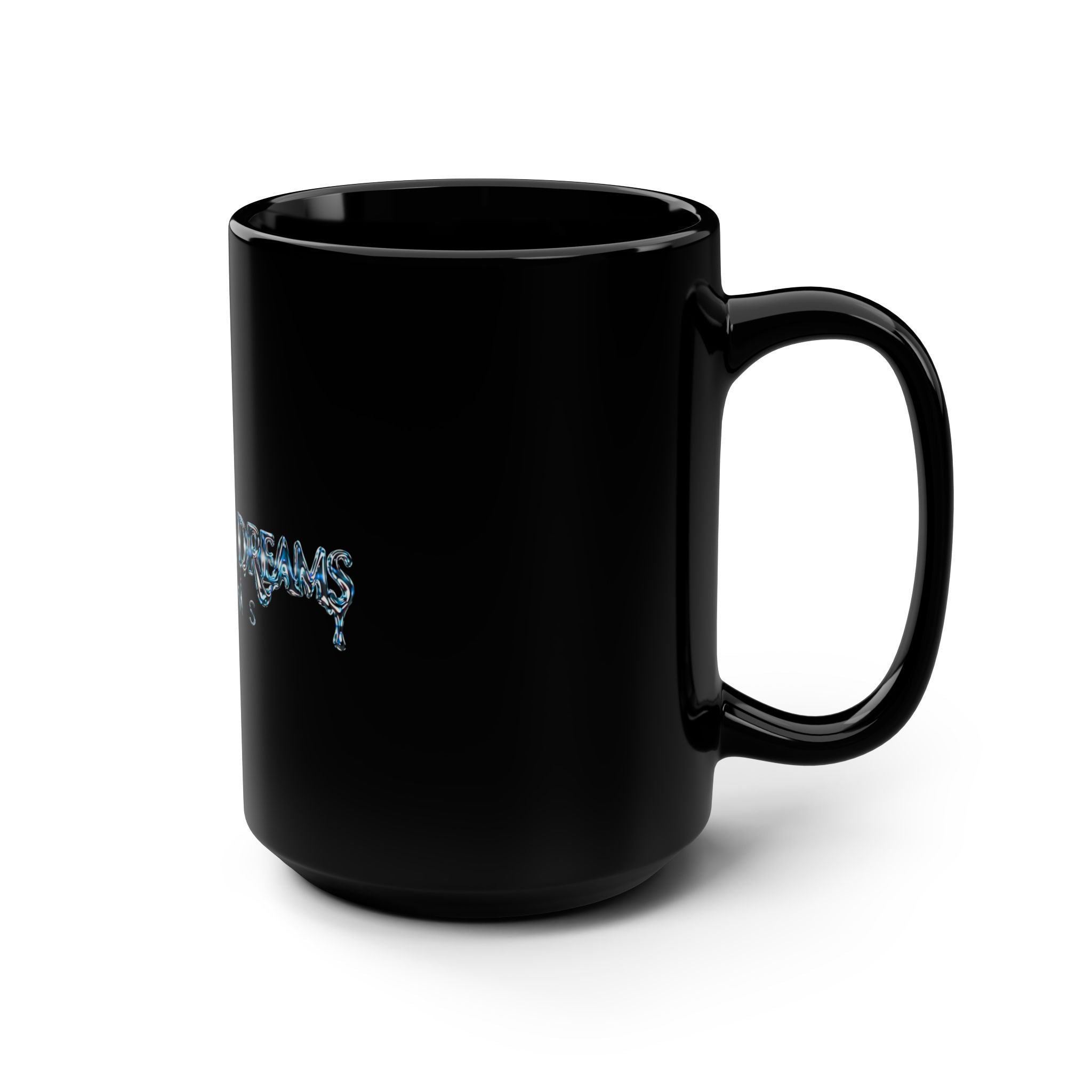 Quantum Dreams Black Mug - 15oz Coffee Cup, Personalized Gift, Home Office Decor, Movie Lover's Accessory, Unique Fan Merchandise