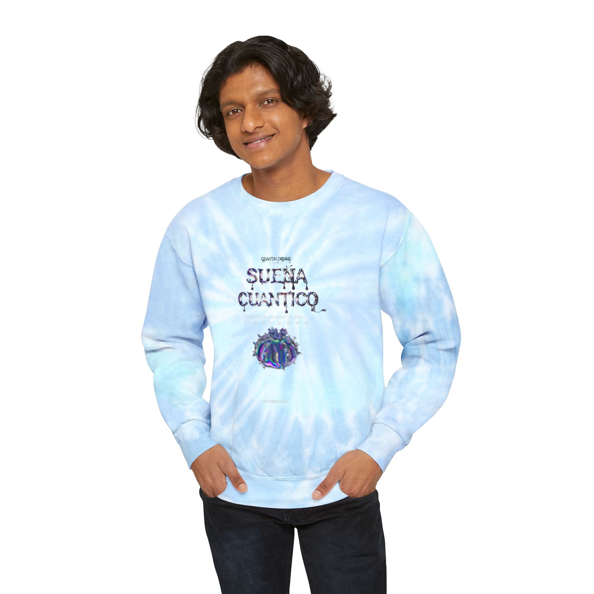 Unisex Tie-Dye Sweatshirt - Dreamy Vibe, Cozy Fashion, Perfect Gift for Teens, Ideal for Festivals, Casual Everyday Wear
