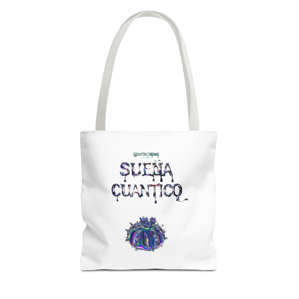 Quantum Dreams Tote Bag | Stylish AOP Shopper for Film Enthusiasts, Unique Gift for Birthdays, Holidays, Eco-Friendly Fashion, Art Lovers