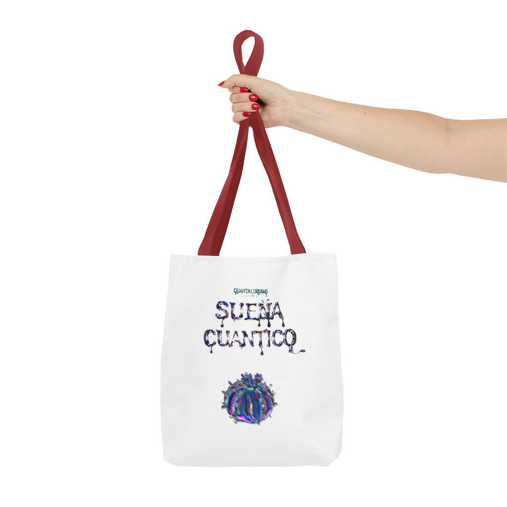 Quantum Dreams Tote Bag | Stylish AOP Shopper for Film Enthusiasts, Unique Gift for Birthdays, Holidays, Eco-Friendly Fashion, Art Lovers