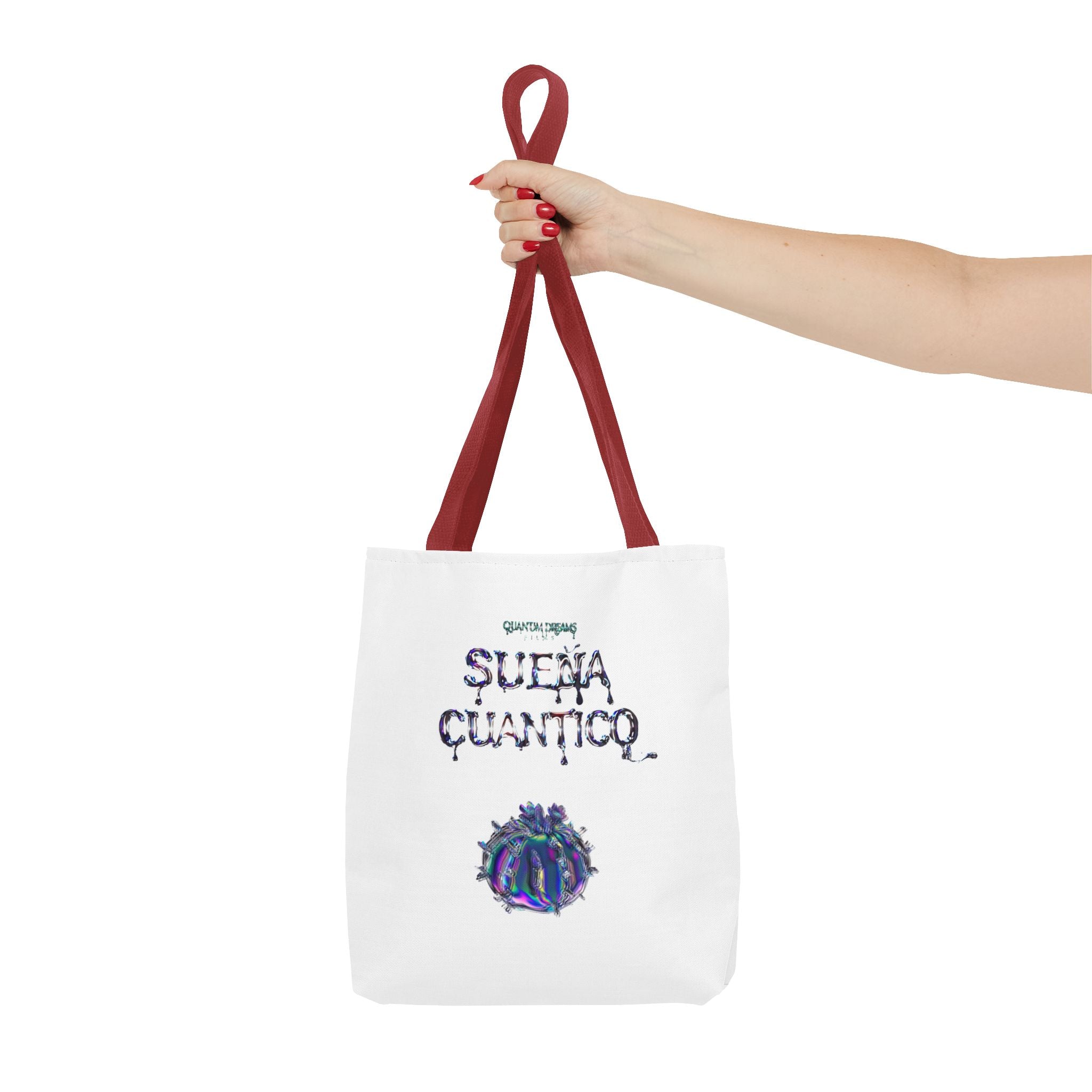 Quantum Dreams Tote Bag | Stylish AOP Shopper for Film Enthusiasts, Unique Gift for Birthdays, Holidays, Eco-Friendly Fashion, Art Lovers