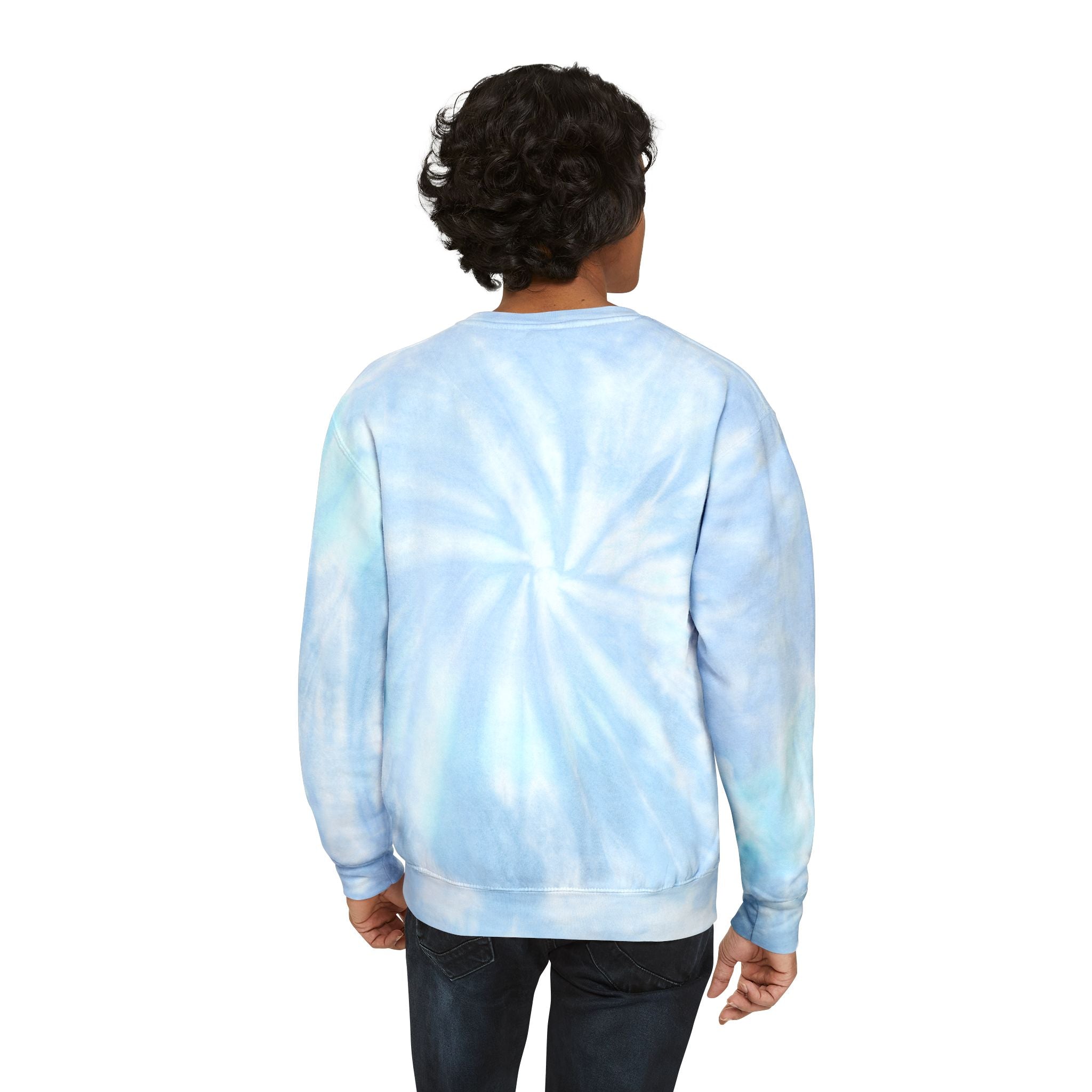 Unisex Tie-Dye Sweatshirt - Dreamy Vibe, Cozy Fashion, Perfect Gift for Teens, Ideal for Festivals, Casual Everyday Wear