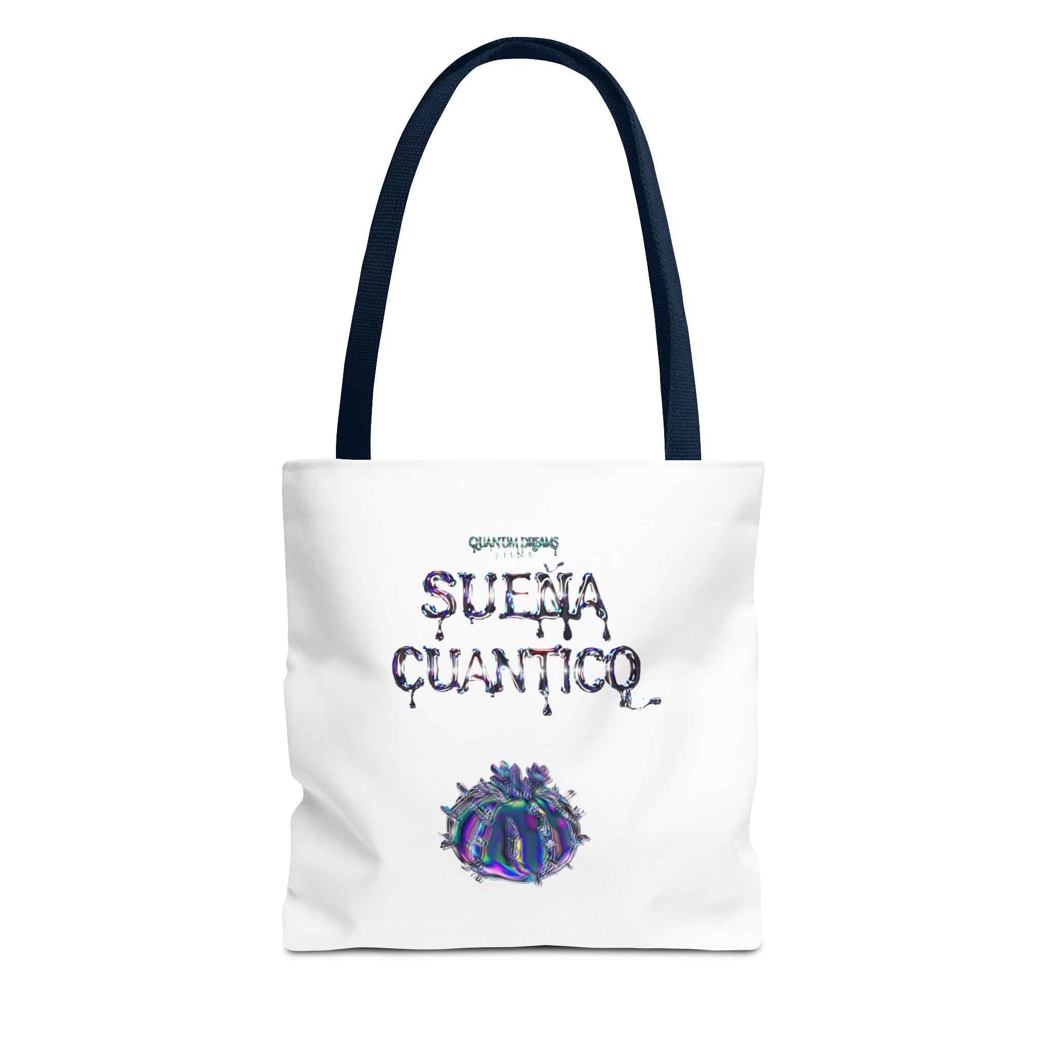 Quantum Dreams Tote Bag | Stylish AOP Shopper for Film Enthusiasts, Unique Gift for Birthdays, Holidays, Eco-Friendly Fashion, Art Lovers