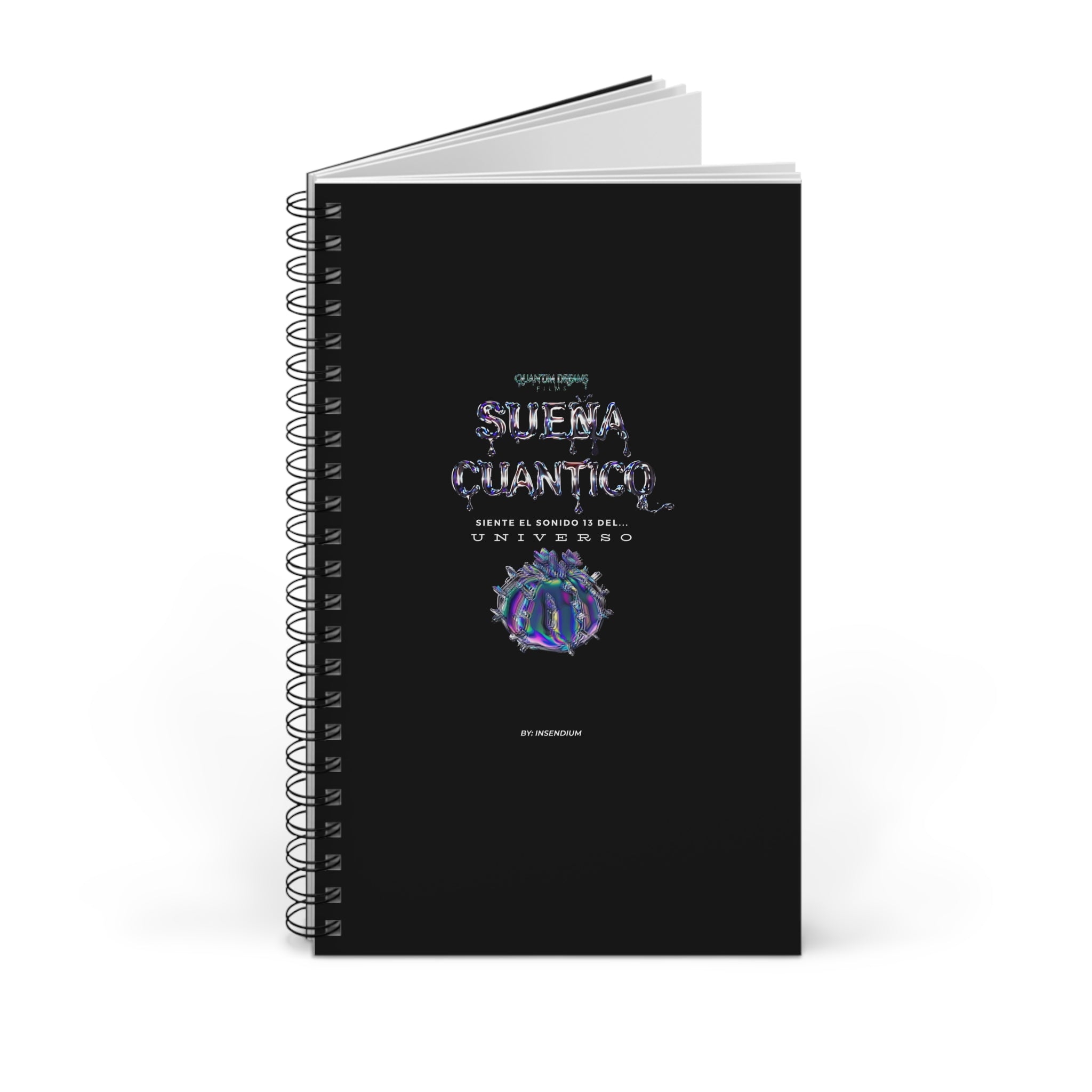 Quantum Dream Spiral Journal, Cosmic Theme Notebook, Ideal for Students, Gift for Sci-Fi Lovers, Artistic Notepad for Note-Taking, [...]