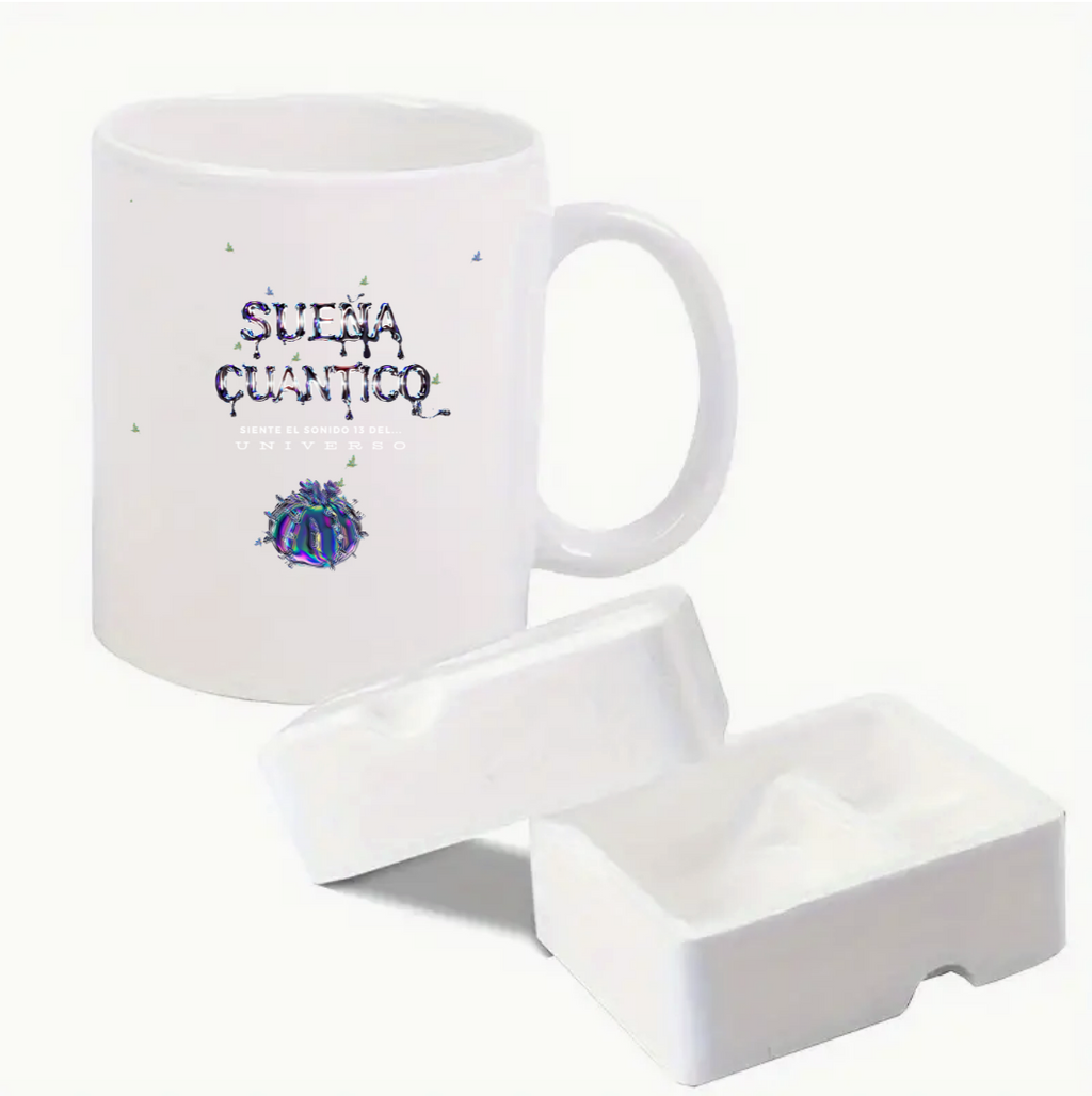 Taza Blanca de Cerámica con Diseño Exclusivo