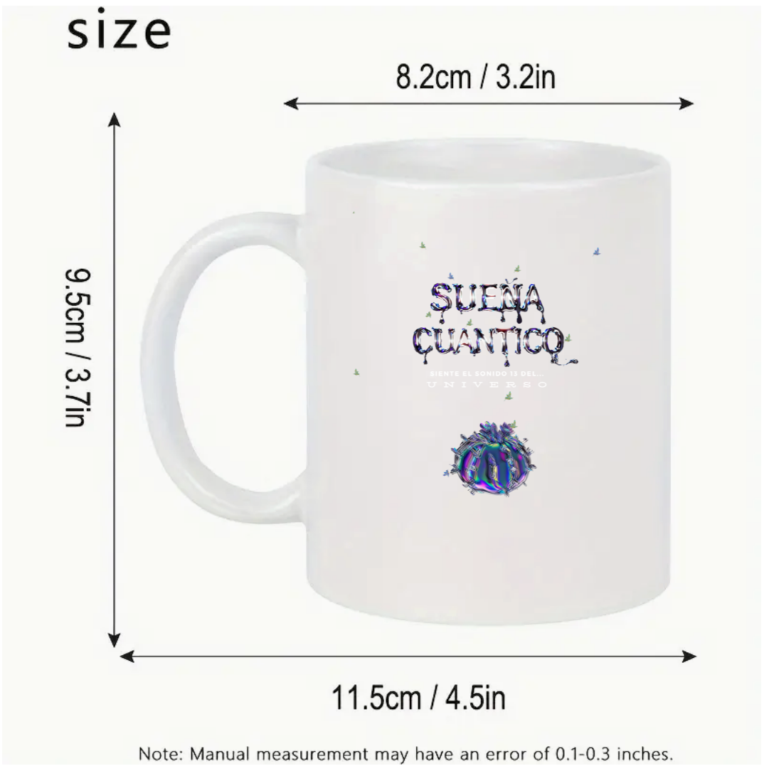 Taza Blanca de Cerámica con Diseño Exclusivo